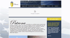 Desktop Screenshot of patronacorp.com